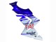 Purchase 2004-2005 Glossy Blue White Fiat Motul Kawasaki ZX10R Motorcycle Fairings UK
