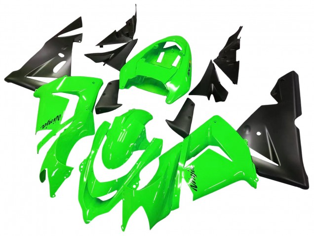 Purchase 2004-2005 Green Black Ninja Kawasaki ZX10R Motorcycle Fairings UK