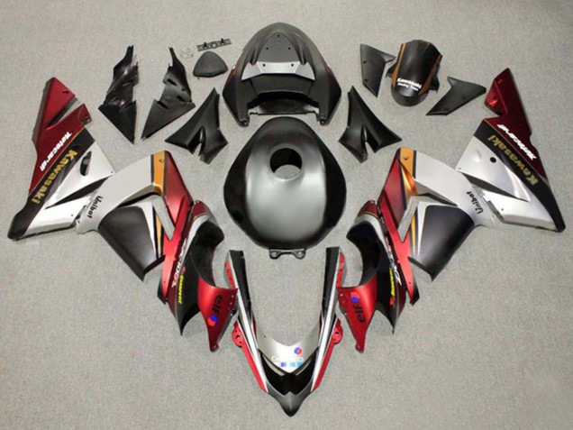 Purchase 2004-2005 Black Silver Red Orange Kawasaki ZX10R Motorcycle Fairings UK