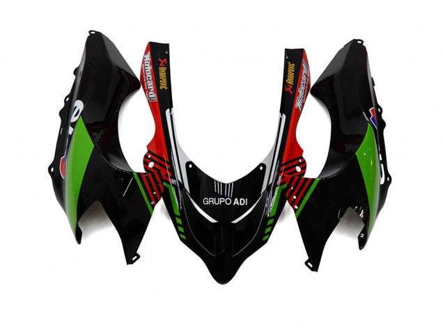 Purchase 2004-2005 White Black Green Elf Kawasaki ZX10R Motorcycle Fairings UK