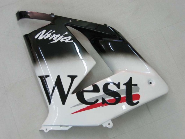 Purchase 2004-2005 White Black West Ninja Kawasaki ZX10R Motorcycle Fairings UK