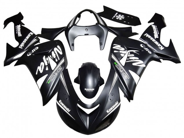 Purchase 2006-2007 Matte Black Kawasaki ZX10R Motorcycle Fairing UK