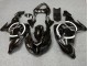 Purchase 2006-2007 Glossy Black White Circle Kawasaki ZX10R Motorcycle Fairings UK