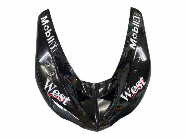 Purchase 2006-2007 Glossy Black White West Kawasaki ZX10R Motorcycle Fairings UK