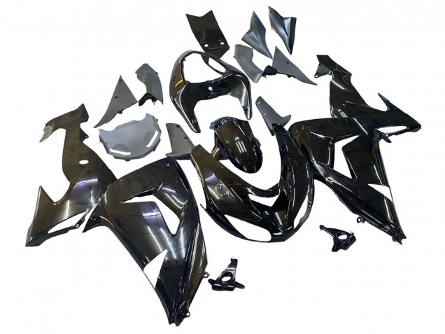 Purchase 2006-2007 Glossy Black Kawasaki ZX10R Motorcycle Fairings UK