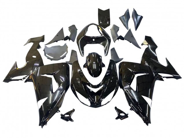 Purchase 2006-2007 Glossy Black Kawasaki ZX10R Motorcycle Fairings UK