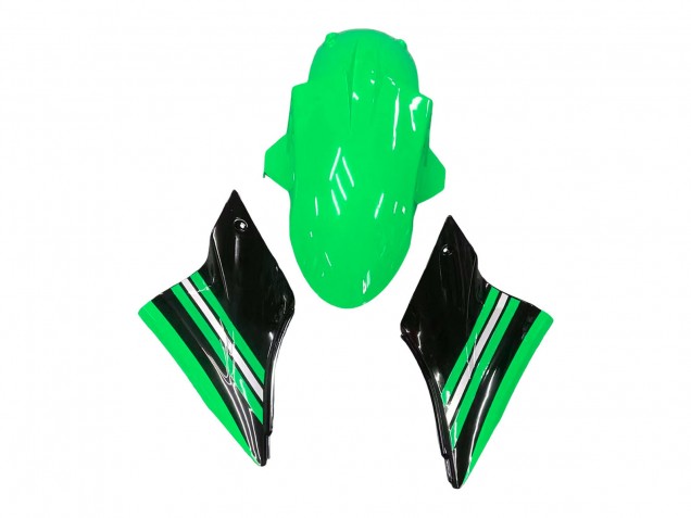 Purchase 2006-2007 Green White Black Kawasaki ZX10R Motorcycle Fairing Kits UK