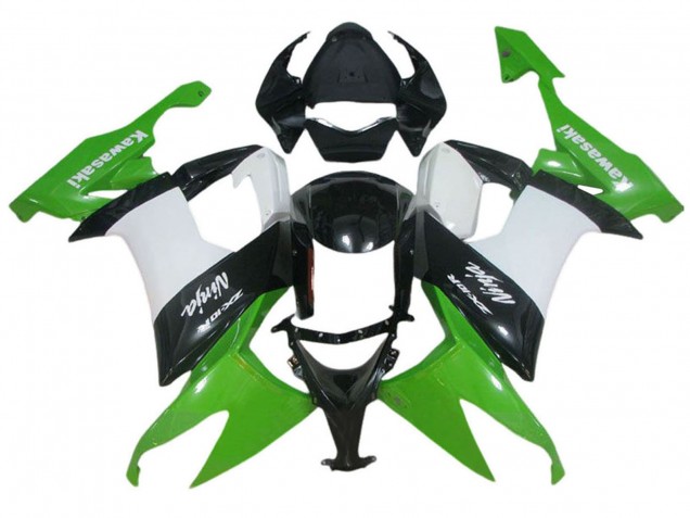Purchase 2006-2007 Green White Black Kawasaki ZX10R Motorcycle Fairing UK