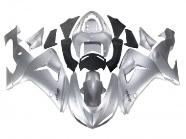Purchase 2006-2007 Silver Black Ninja Kawasaki ZX10R Motorcycle Fairings UK