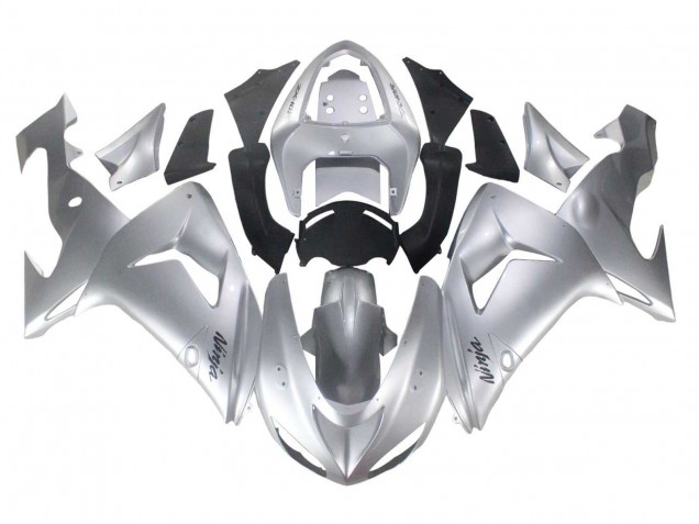 Purchase 2006-2007 Silver Black Ninja Kawasaki ZX10R Motorcycle Fairings UK