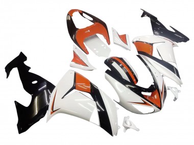 Purchase 2006-2007 White Orange Black Kawasaki ZX10R Motorcycle Fairings UK