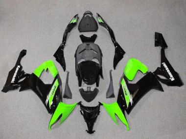 Purchase 2008-2010 Green Glossy Black Kawasaki ZX10R Motorcycle Fairings UK