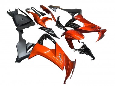 Purchase 2008-2010 Burnt Orange Black Kawasaki ZX10R Motorcycle Fairings UK