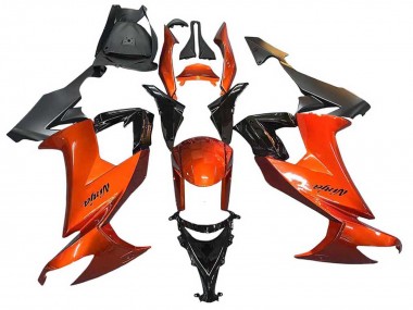 Purchase 2008-2010 Burnt Orange Black Kawasaki ZX10R Motorcycle Fairings UK