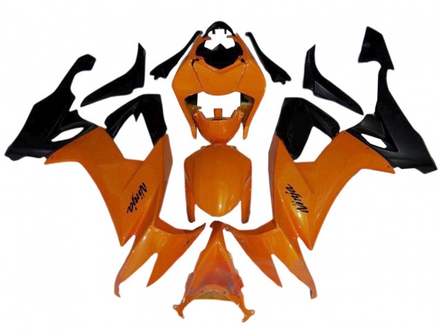 Purchase 2008-2010 Orange Black Kawasaki ZX10R Motorcycle Fairings UK