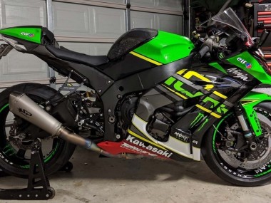 Purchase 2011-2015 Green Yellow Black White Elf Monster Kawasaki ZX10R Motorcycle Fairings UK
