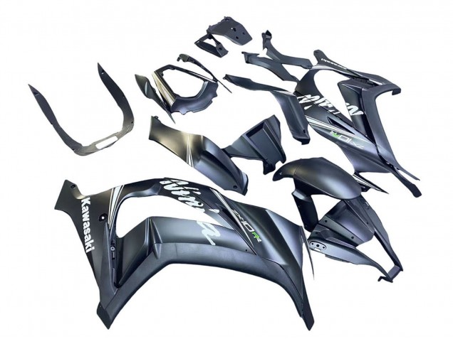 Purchase 2011-2015 Matte Grey White Green Kawasaki ZX10R Motorcycle Fairings UK