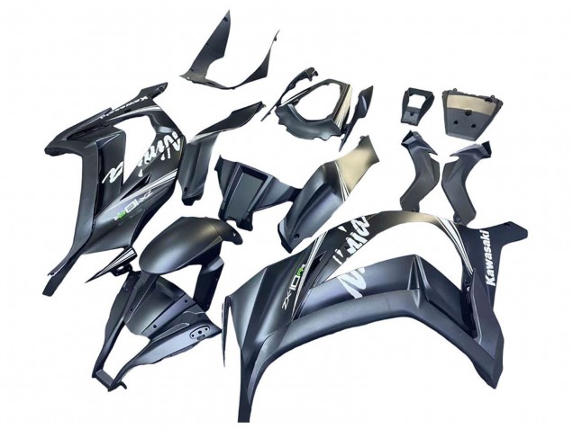 Purchase 2011-2015 Matte Grey White Green Kawasaki ZX10R Motorcycle Fairings UK