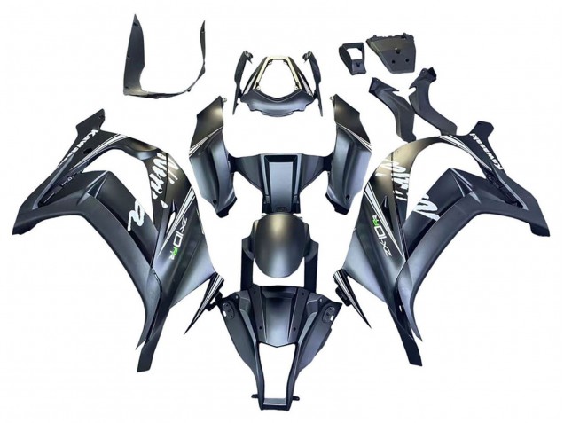 Purchase 2011-2015 Matte Grey White Green Kawasaki ZX10R Motorcycle Fairings UK