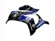 Purchase 2011-2015 Blue White Glossy Black Kawasaki ZX10R Motorcycle Fairings UK