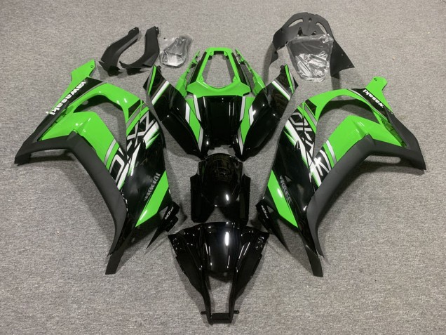 Purchase 2011-2015 Green Glossy Black Matte Black Kawasaki ZX10R Motorcycle Fairings UK