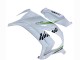 Purchase 2011-2015 White Green Stripe Black Ninja Kawasaki ZX10R Motorcycle Fairings UK