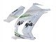 Purchase 2011-2015 White Green Stripe Black Ninja Kawasaki ZX10R Motorcycle Fairings UK