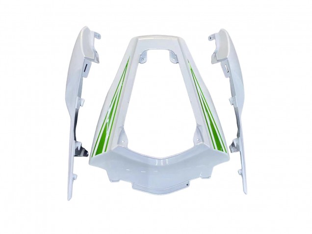 Purchase 2011-2015 White Green Stripe Black Ninja Kawasaki ZX10R Motorcycle Fairings UK