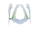 Purchase 2011-2015 White Green Stripe Black Ninja Kawasaki ZX10R Motorcycle Fairings UK