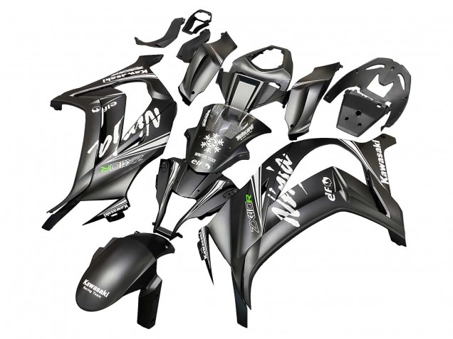 Purchase 2011-2015 Matte Black Green Elf Kawasaki ZX10R Motorcycle Fairings UK