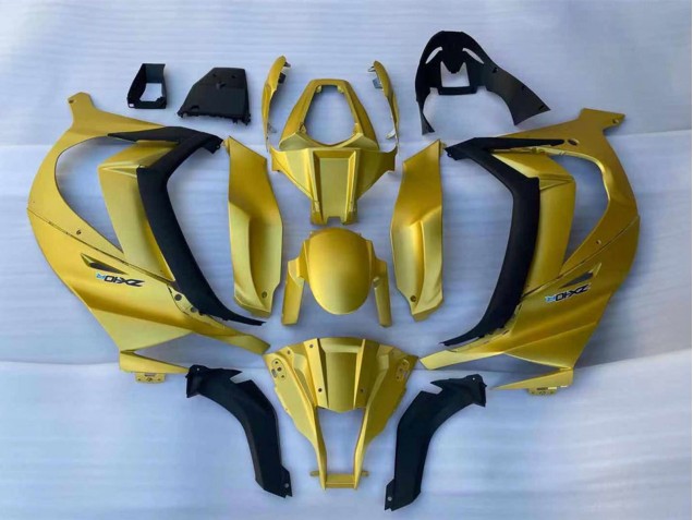 Purchase 2011-2015 Gold Black Kawasaki ZX10R Motorcycle Fairings UK