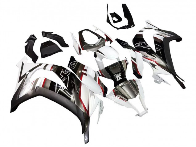 Purchase 2011-2015 White Glossy Black Matte Black Red Kawasaki ZX10R Motorcycle Fairings UK