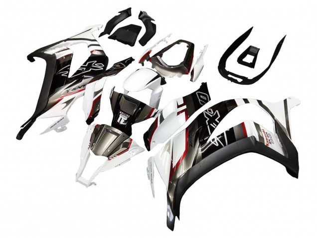 Purchase 2011-2015 White Glossy Black Matte Black Red Kawasaki ZX10R Motorcycle Fairings UK