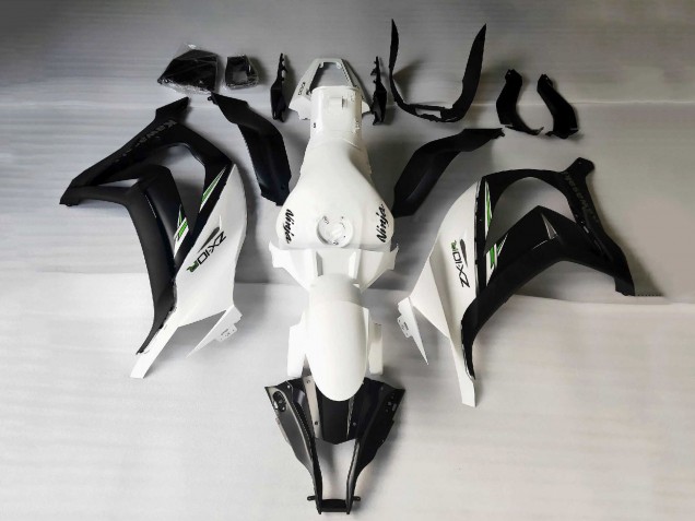 Purchase 2011-2015 White Matte Black Green Decals Kawasaki ZX10R Motorcycle Fairings UK