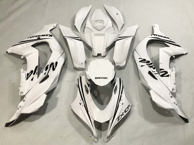 Purchase 2016-2020 White Black Kawasaki ZX10R Motorcycle Fairings UK