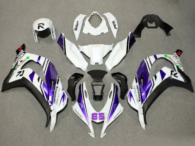 Purchase 2016-2020 White Purple Black Alstare 85 Kawasaki ZX10R Motorcycle Fairings UK