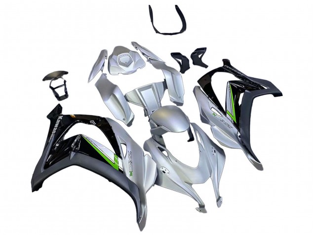 Purchase 2016-2020 Silver Green Black Kawasaki ZX10R Motorcycle Fairing UK