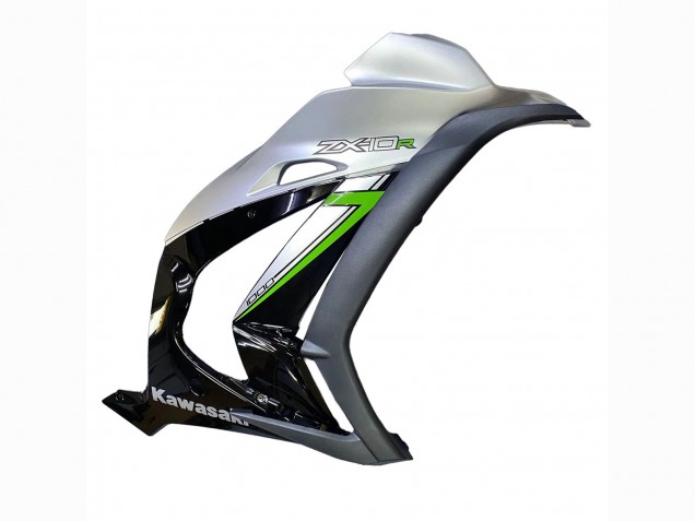 Purchase 2016-2020 Silver Green Black Kawasaki ZX10R Motorcycle Fairing UK