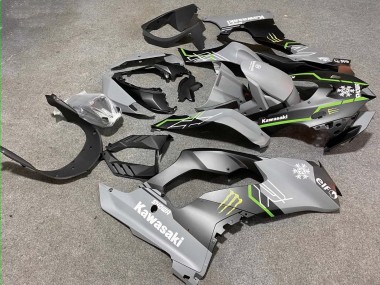 Purchase 2021-2025 Grey Matte Black Green White Elf Snow Monster Kawasaki ZX10R Motorcycle Fairings UK