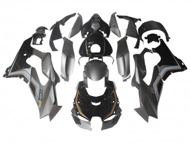Purchase 2021-2025 Black Grey Gold Kawasaki ZX10R Motorcycle Fairings UK