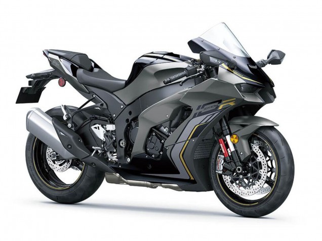 Purchase 2021-2025 Black Grey Gold Kawasaki ZX10R Motorcycle Fairings UK