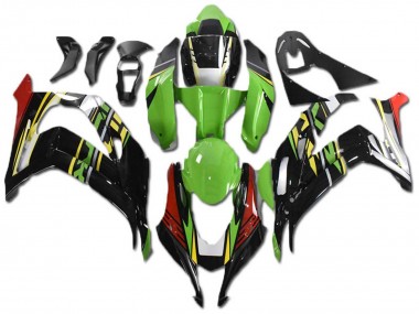 Purchase 2021-2025 Green Yellow Red Black Kawasaki ZX10R Motorcycle Fairings UK