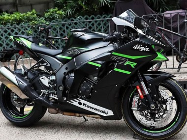 Purchase 2021-2025 Black Green White Kawasaki ZX10R Motorcycle Fairings UK
