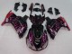 Purchase 2006-2011 Glossy Black Red Pink Flame Kawasaki ZX14R ZZR1400 Motorcycle Fairings UK