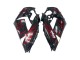 Purchase 2006-2011 Glossy Black Red Flame Kawasaki ZX14R ZZR1400 Motorcycle Fairing Kits UK