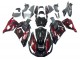 Purchase 2006-2011 Glossy Black Red Flame Kawasaki ZX14R ZZR1400 Motorcycle Fairing Kits UK