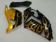 Purchase 2006-2011 Glossy Black Gold Flame Kawasaki ZX14R ZZR1400 Motorcycle Fairings UK