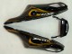 Purchase 2006-2011 Glossy Black Gold Flame Kawasaki ZX14R ZZR1400 Motorcycle Fairings UK