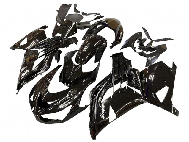 Purchase 2012-2024 Glossy Black Matte Black White Ninja Kawasaki ZX14R ZZR1400 Motorcycle Fairings UK