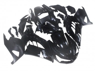 Purchase 2012-2024 Glossy Black Matte Black White Ninja Kawasaki ZX14R ZZR1400 Motorcycle Fairing UK